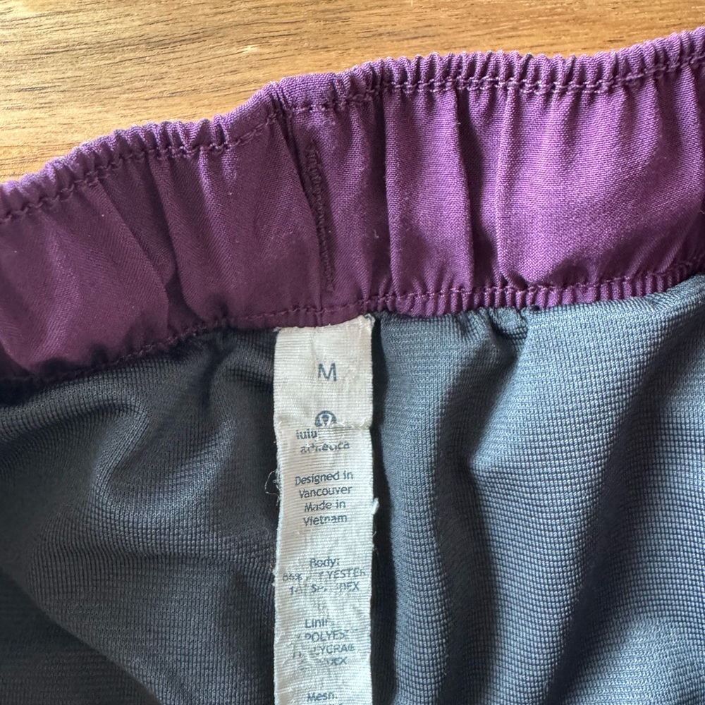 Lululemon Athletica Purple Athletic Shorts - Picture 4 of 5